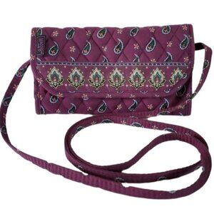 Maggi B Vintage Quilted Purse Wallet Clutch Bag Pouch Purse CROSSBODY WOMEN'S